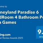 Disneyland Paradise 6 Bedroom 4 Bathroom Pool Spa Games