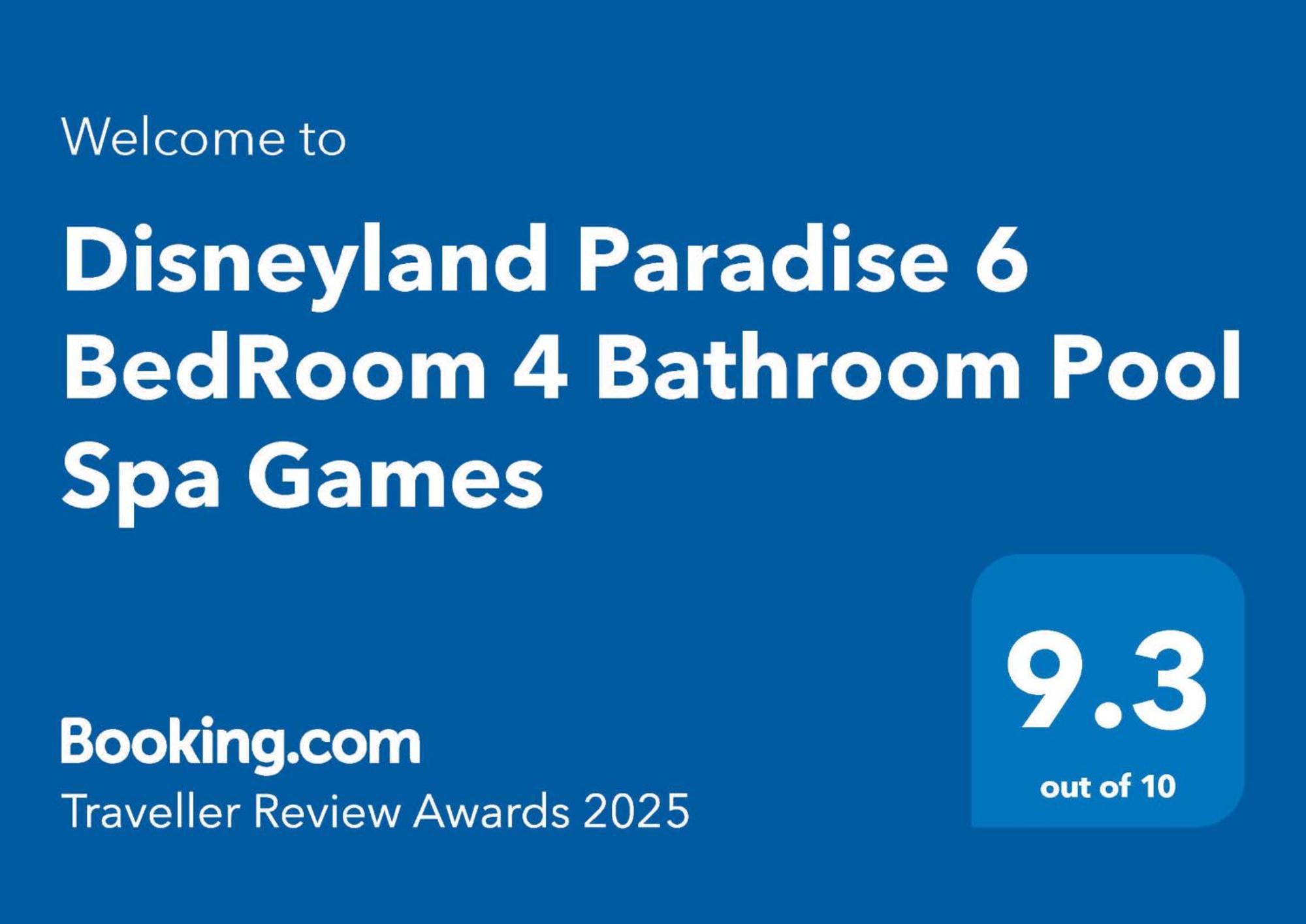 Disneyland Paradise 6 Bedroom 4 Bathroom Pool Games Villa *