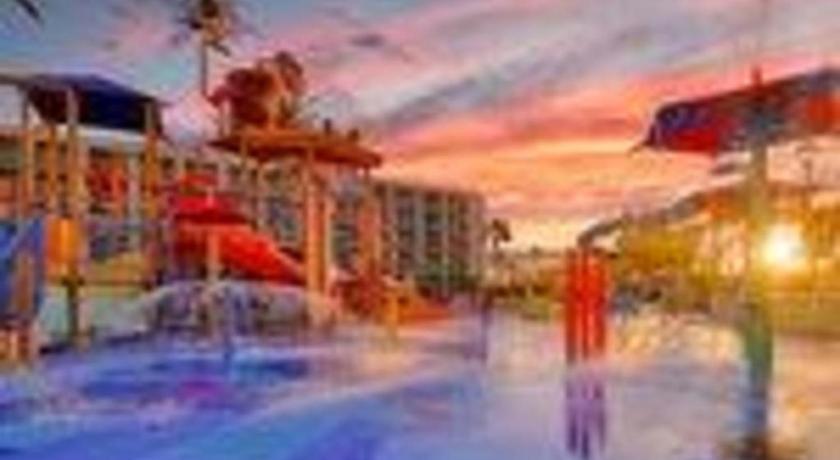 Hotel Courtyard Theme Park Entrance